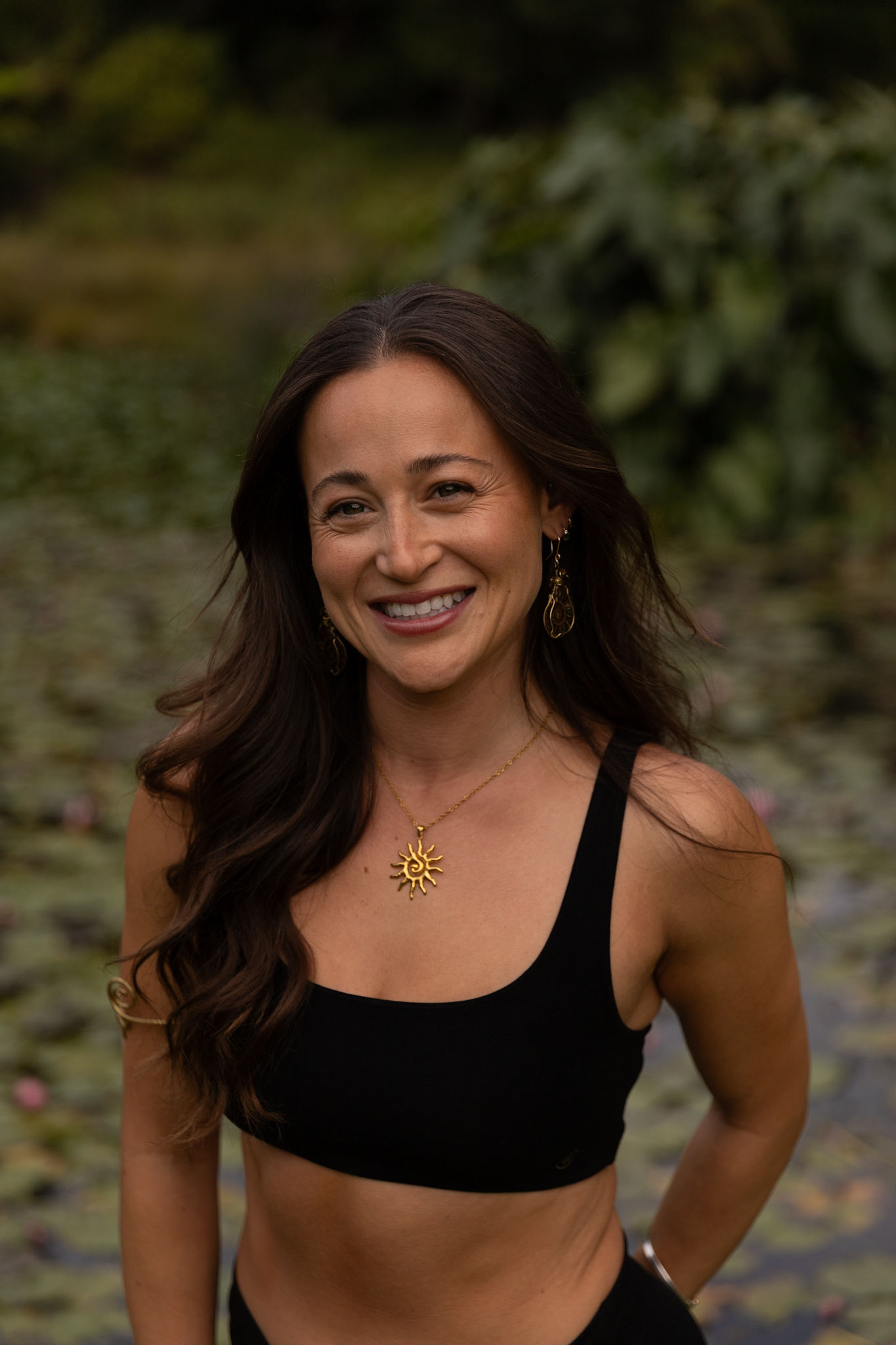 Polly smiling warmly